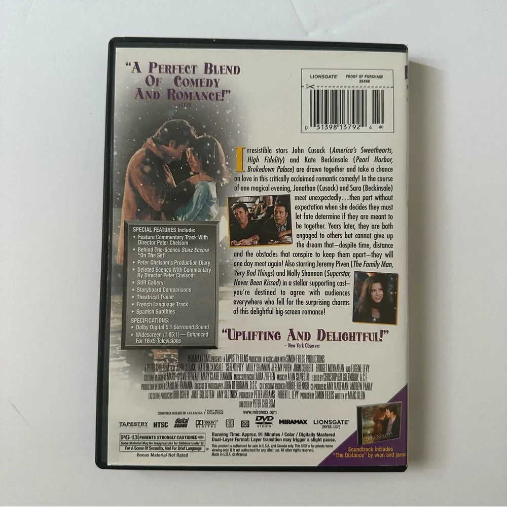 Serendipity DVD - Picture 3 of 3